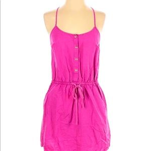 Juicy Couture Pink Linen Mini Dress